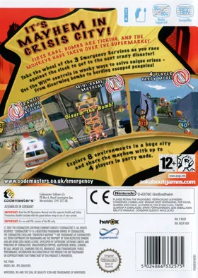 Emergency Mayhem box cover back